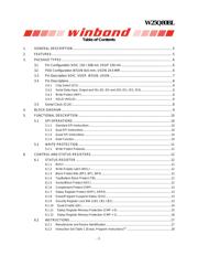 W25Q80BLZPIG 数据规格书 2
