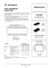 SN74LS181 datasheet.datasheet_page 1