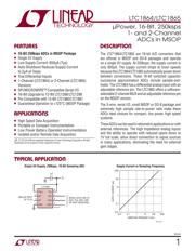 LTC1864CMS8#PBF Datenblatt PDF