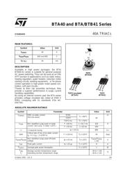 BTA41-600A 数据规格书 1