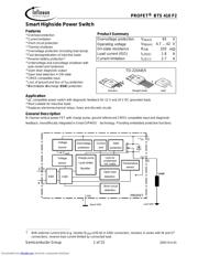 BTS410F2E3062A Datenblatt PDF