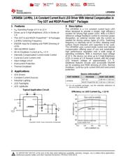 LM3405AXMKE/NOPB Datenblatt PDF