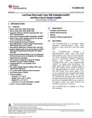 TLV320AIC3120IRHBR datasheet.datasheet_page 1