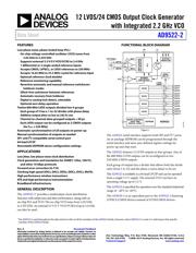 AD9522-2BCPZ datasheet.datasheet_page 1