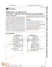 DS92LV1021 datasheet.datasheet_page 1