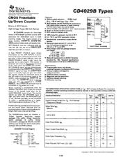 CD4029BM Datenblatt PDF