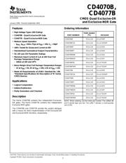 CD4055BPW Datenblatt PDF