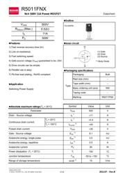 R5011FNX 数据规格书 1