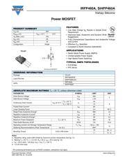 IRFP460APBF 数据规格书 1