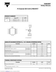 SI9433DY-T1-E3 数据规格书 1