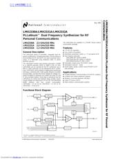 LMX2330 datasheet.datasheet_page 1