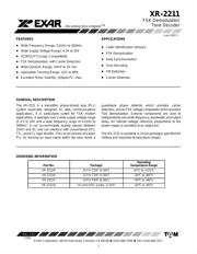 XR2211 datasheet.datasheet_page 1