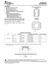 SN74ALVC04DR 数据规格书 1