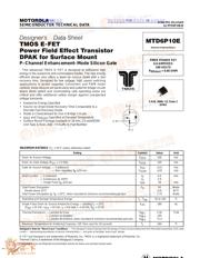 MTD6P10E 数据规格书 1