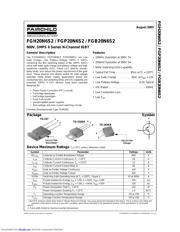 FGH20N6S2 数据规格书 1