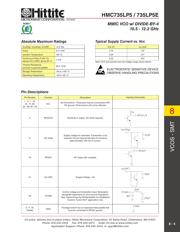 HMC735 数据规格书 6