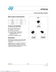 STPS745 datasheet.datasheet_page 1