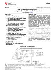 AFE4300PN Datenblatt PDF