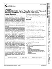 LMH0030VS/NOPB datasheet.datasheet_page 2
