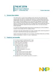 74LVC157ABQ,115 datasheet.datasheet_page 2