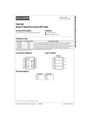 74AC86PC datasheet.datasheet_page 1