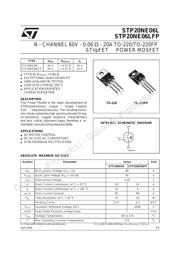 P20NE06L datasheet.datasheet_page 1