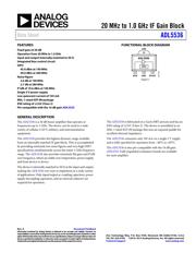 ADL5536ARKZ-R7 数据规格书 1