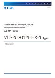 VLS252012HBX-3R3M-1 datasheet.datasheet_page 1