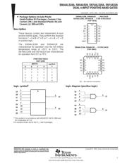 SN74AS20DE4 datasheet.datasheet_page 1