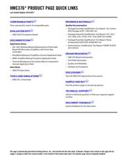 HMC376LP3E datasheet.datasheet_page 2