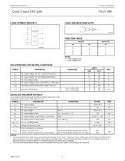 74LVC08A datasheet.datasheet_page 3
