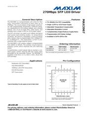 MAX3967ETG 数据规格书 1
