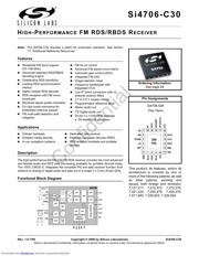 SI4706-C30 datasheet.datasheet_page 1