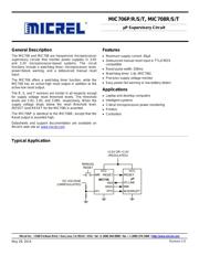 MIC706SMY 数据规格书 1