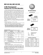 MC14515BCP Datenblatt PDF