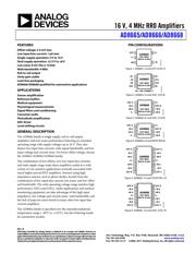 AD8666ARMZ Datenblatt PDF