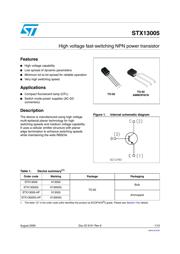 STX13005 datasheet.datasheet_page 1