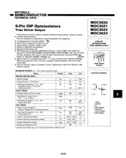 MOC3020 Datenblatt PDF