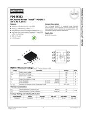 FDS86252 datasheet.datasheet_page 1
