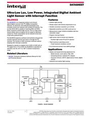 ISL29033IROZ-T7S2722 datasheet.datasheet_page 1