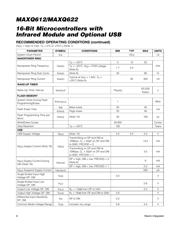 MAXQ612X-2051+ datasheet.datasheet_page 6