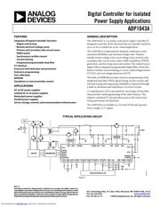ADP1043AIF300EVALZ 数据规格书 1