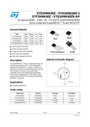 STQ2HNK60ZR-AP 数据规格书 1