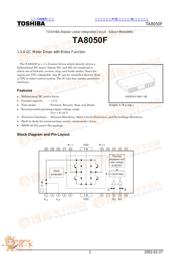 TA8050F 数据规格书 1