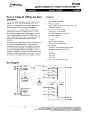 X9C303V8IZT1 数据规格书 1