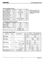 TC74HC02AF datasheet.datasheet_page 2