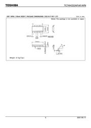 TC74HC02AF datasheet.datasheet_page 5