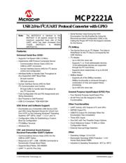 MCP2221A-I/SL 数据规格书 1