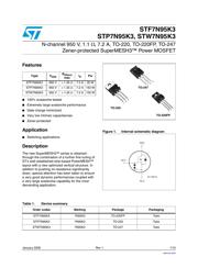 STW7N95K3 datasheet.datasheet_page 1