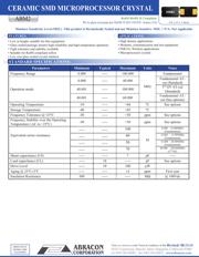 ABM2-12.000MHZ-D4Y-T 数据规格书 1